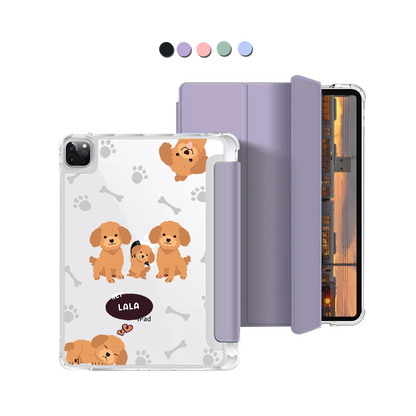 iPad Macaron Flip Cover - Poodle Squad 1.0