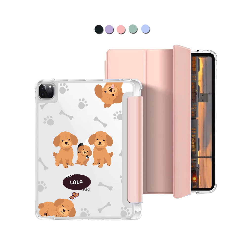 iPad Macaron Flip Cover - Poodle Squad 1.0