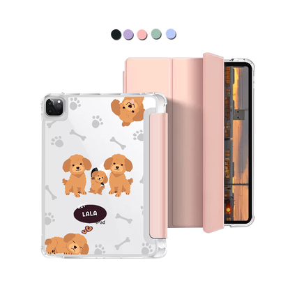 iPad Macaron Flip Cover - Poodle Squad 1.0