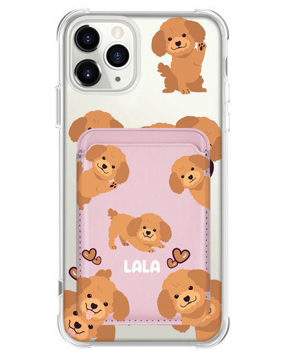iPhone Magnetic Wallet Case - Poodle Squad 1.0