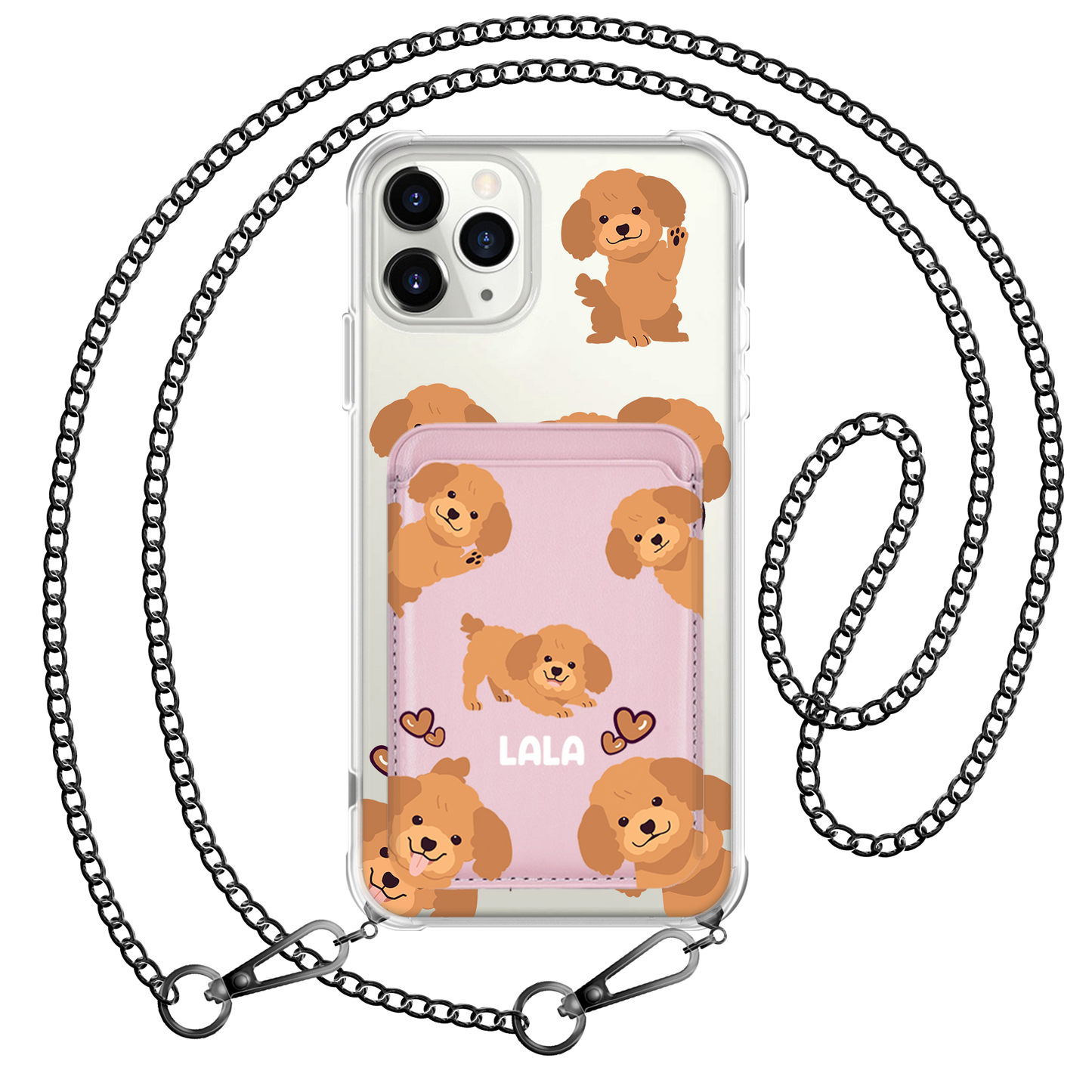 iPhone Magnetic Wallet Case - Poodle Squad 1.0