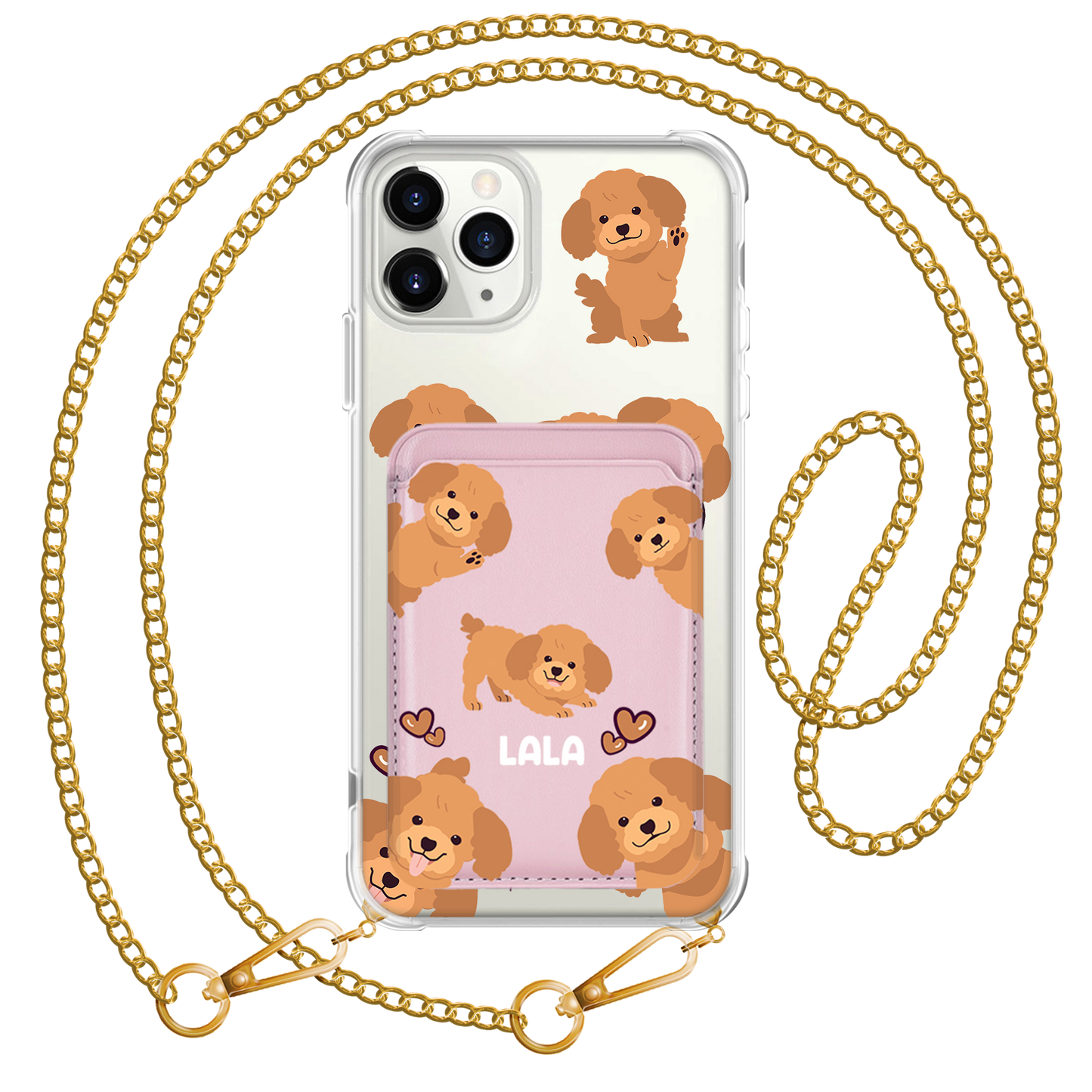 iPhone Magnetic Wallet Case - Poodle Squad 1.0