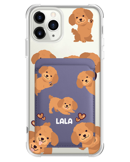 iPhone Magnetic Wallet Case - Poodle Squad 1.0