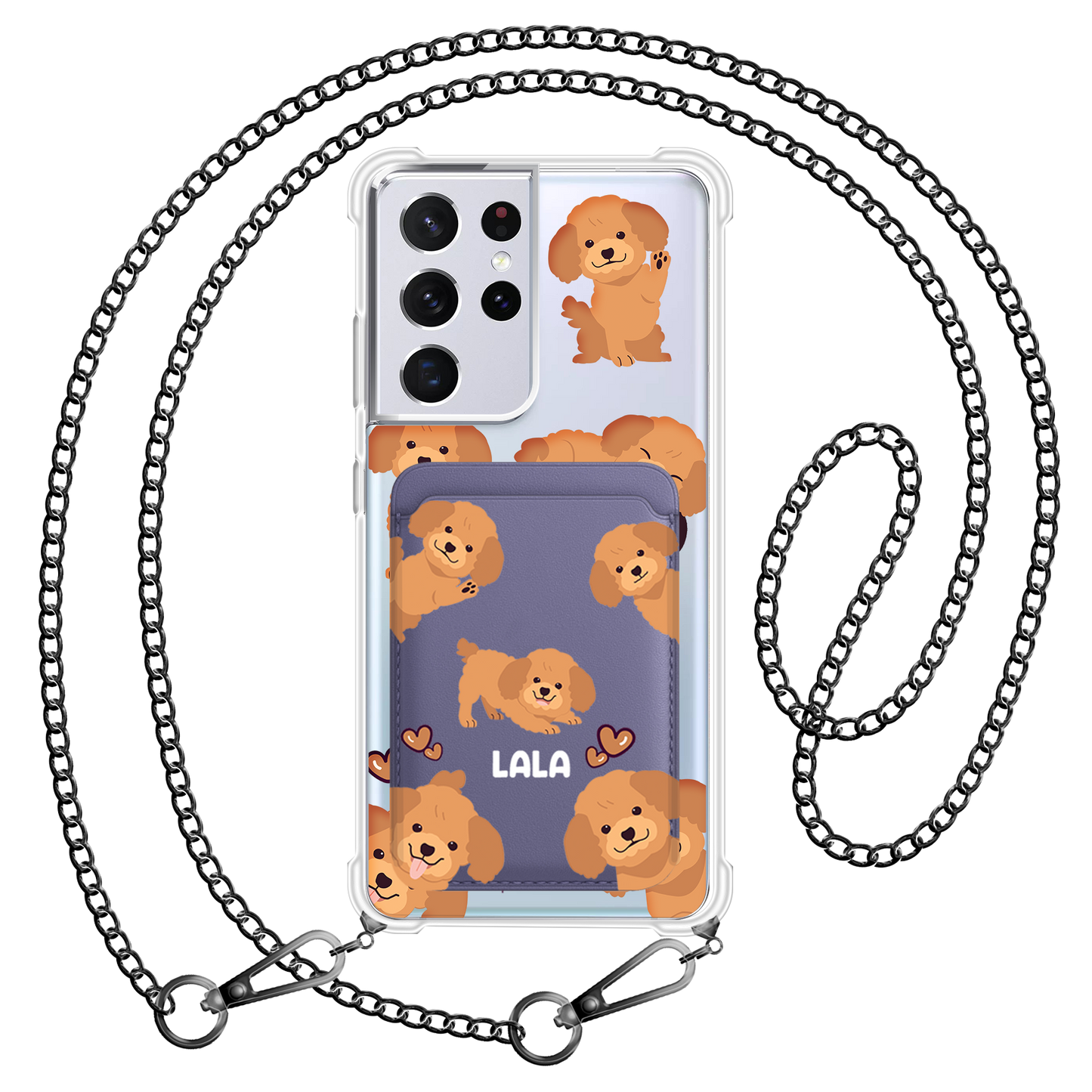 Android Magnetic Wallet Case - Poodle Squad 1.0