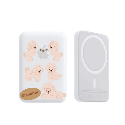 Magnetic Wireless Powerbank - Poodle Squad 2.0