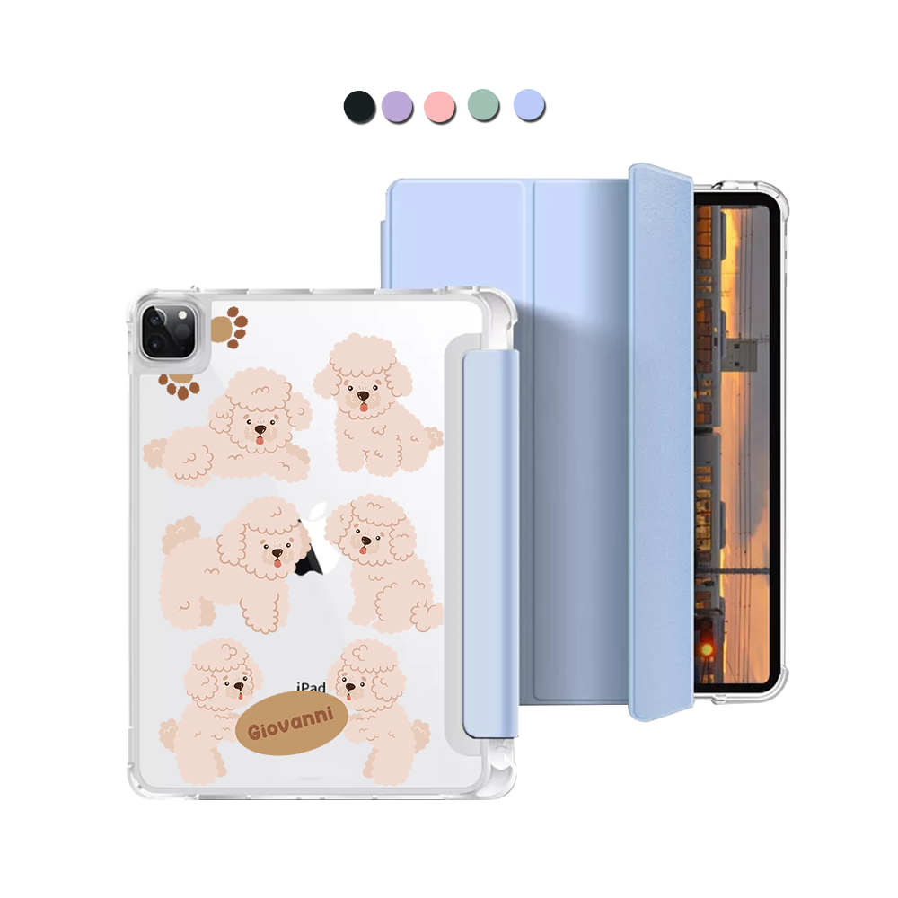 iPad Macaron Flip Cover - Poodle Squad 2.0