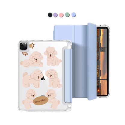 iPad Macaron Flip Cover - Poodle Squad 2.0