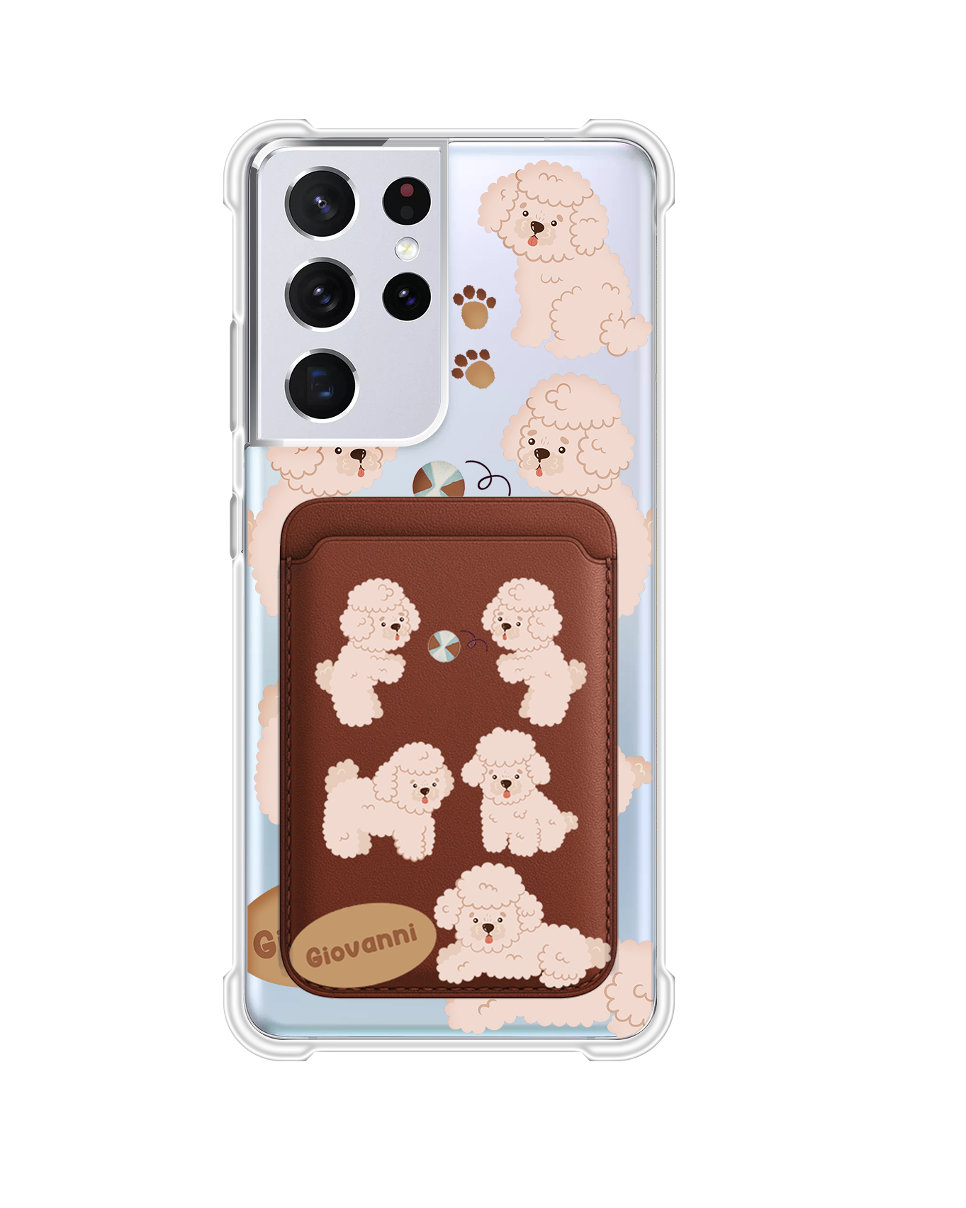 Android Magnetic Wallet Case - Poodle Squad 2.0