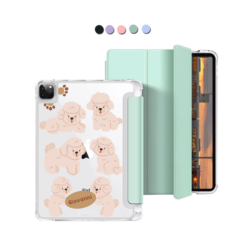 iPad Macaron Flip Cover - Poodle Squad 2.0