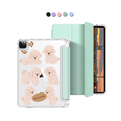 iPad Macaron Flip Cover - Poodle Squad 2.0