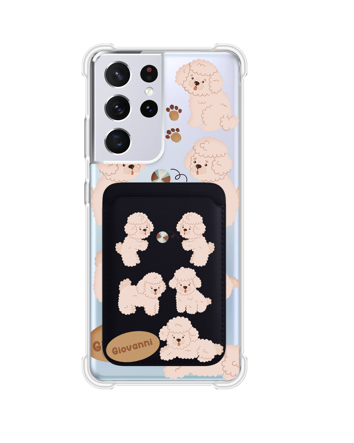 Android Magnetic Wallet Case - Poodle Squad 2.0