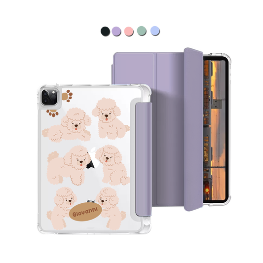 iPad Macaron Flip Cover - Poodle Squad 2.0