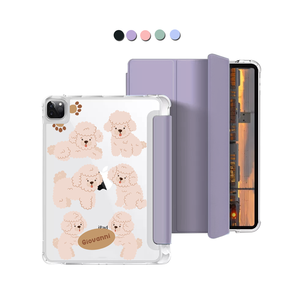 iPad Macaron Flip Cover - Poodle Squad 2.0