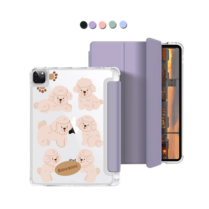 iPad Macaron Flip Cover - Poodle Squad 2.0