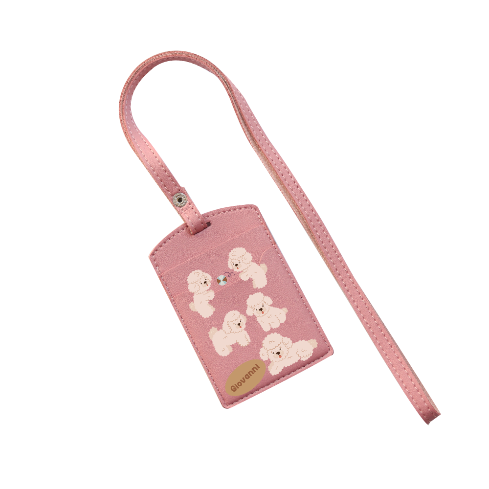 Vegan Leather Lanyard - Poodle Squad 2.0