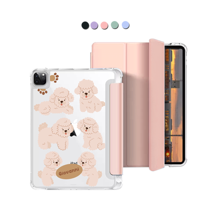 iPad Macaron Flip Cover - Poodle Squad 2.0