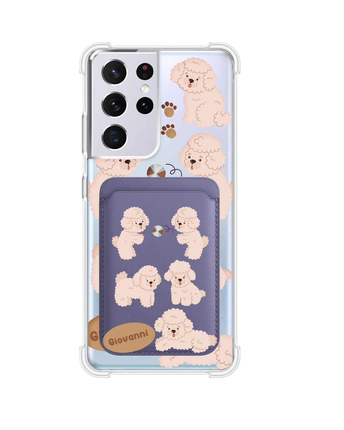 Android Magnetic Wallet Case - Poodle Squad 2.0