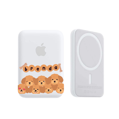 Magnetic Wireless Powerbank - Poodle Squad 3.0