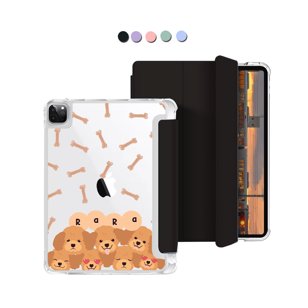 iPad Macaron Flip Cover - Poodle Squad 3.0
