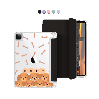 iPad Macaron Flip Cover - Poodle Squad 3.0