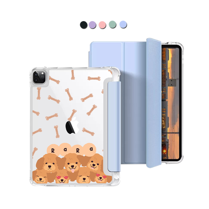 iPad Macaron Flip Cover - Poodle Squad 3.0