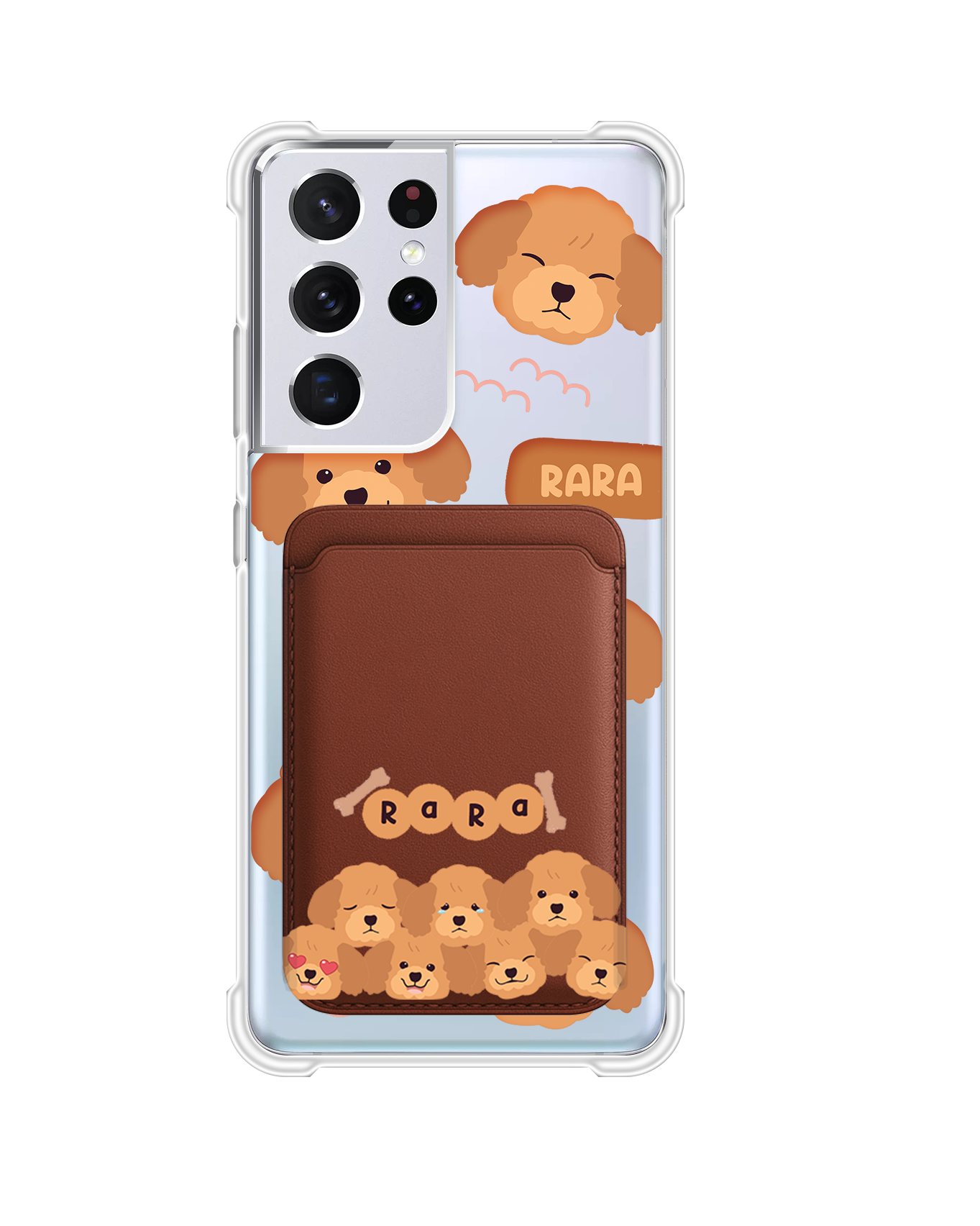 Android Magnetic Wallet Case - Poodle Squad 3.0