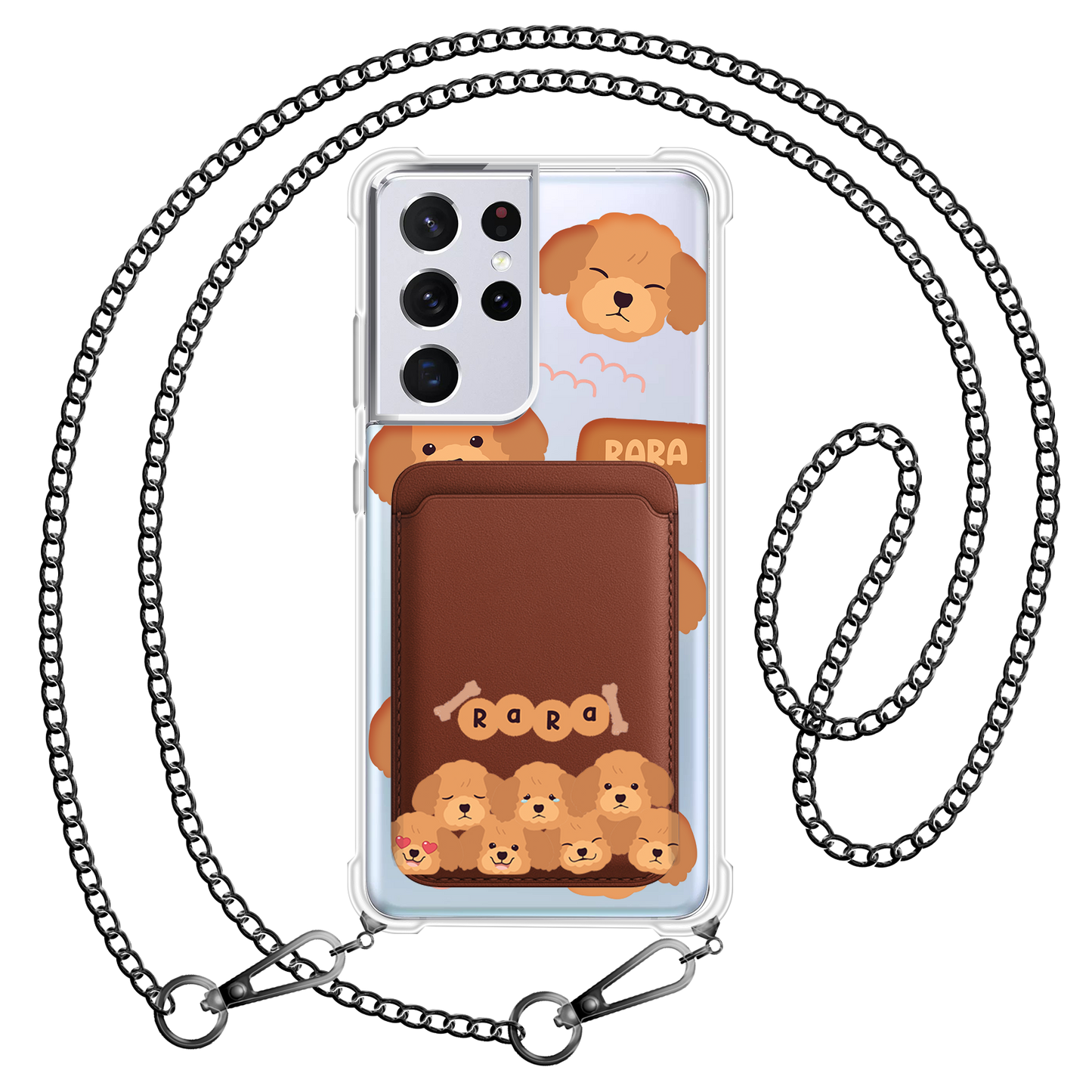 Android Magnetic Wallet Case - Poodle Squad 3.0