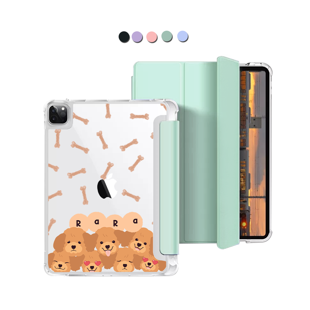 iPad Macaron Flip Cover - Poodle Squad 3.0