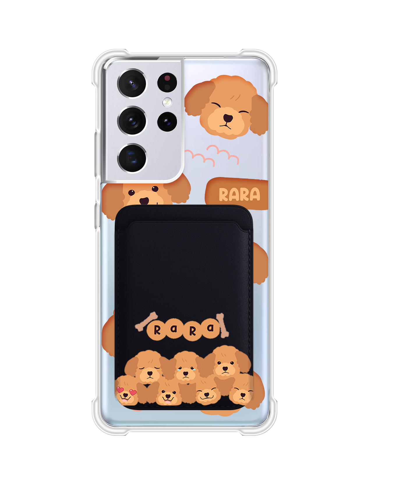 Android Magnetic Wallet Case - Poodle Squad 3.0