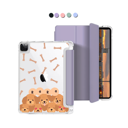 iPad Macaron Flip Cover - Poodle Squad 3.0