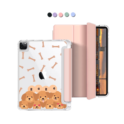 iPad Macaron Flip Cover - Poodle Squad 3.0