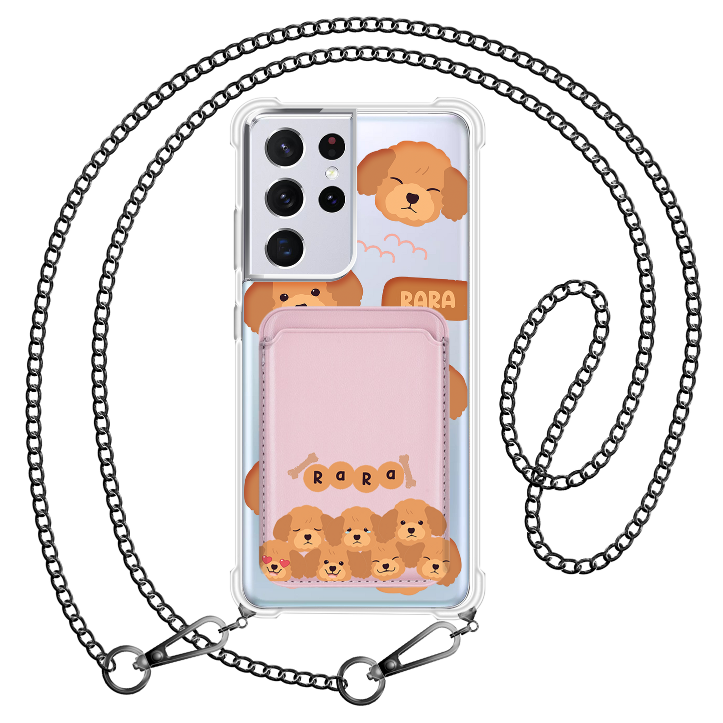 Android Magnetic Wallet Case - Poodle Squad 3.0