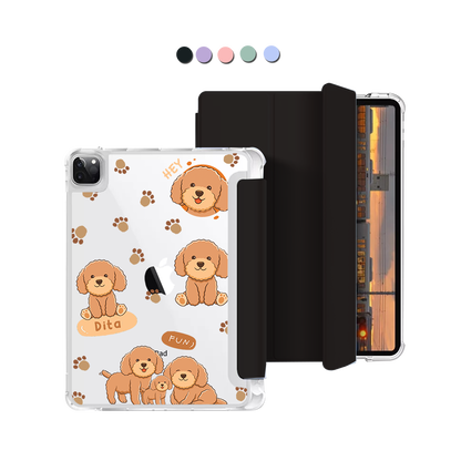 iPad Macaron Flip Cover - Poodle Squad 4.0