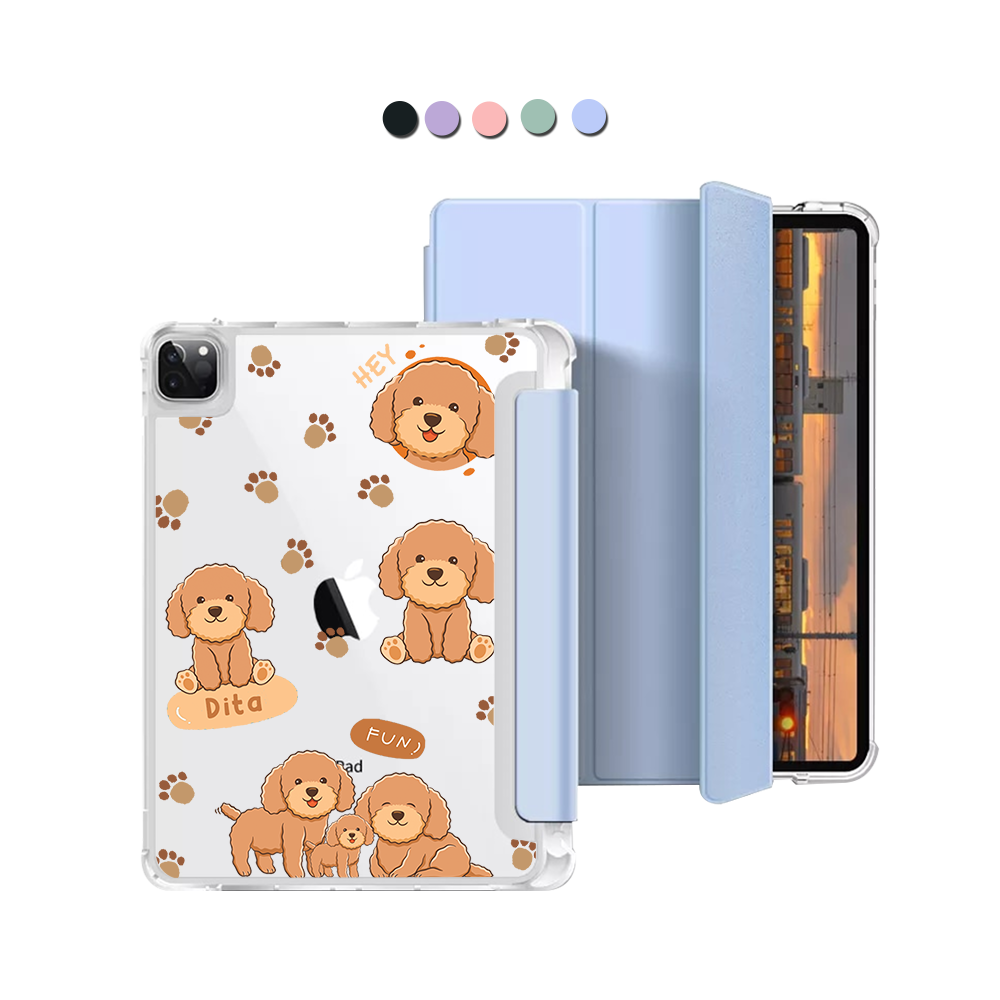 iPad Macaron Flip Cover - Poodle Squad 4.0