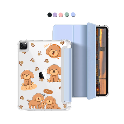 iPad Macaron Flip Cover - Poodle Squad 4.0
