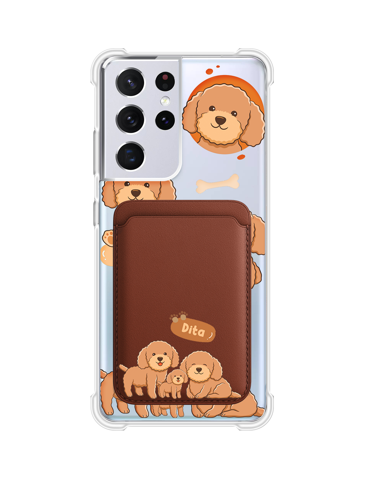 Android Magnetic Wallet Case - Poodle Squad 4.0