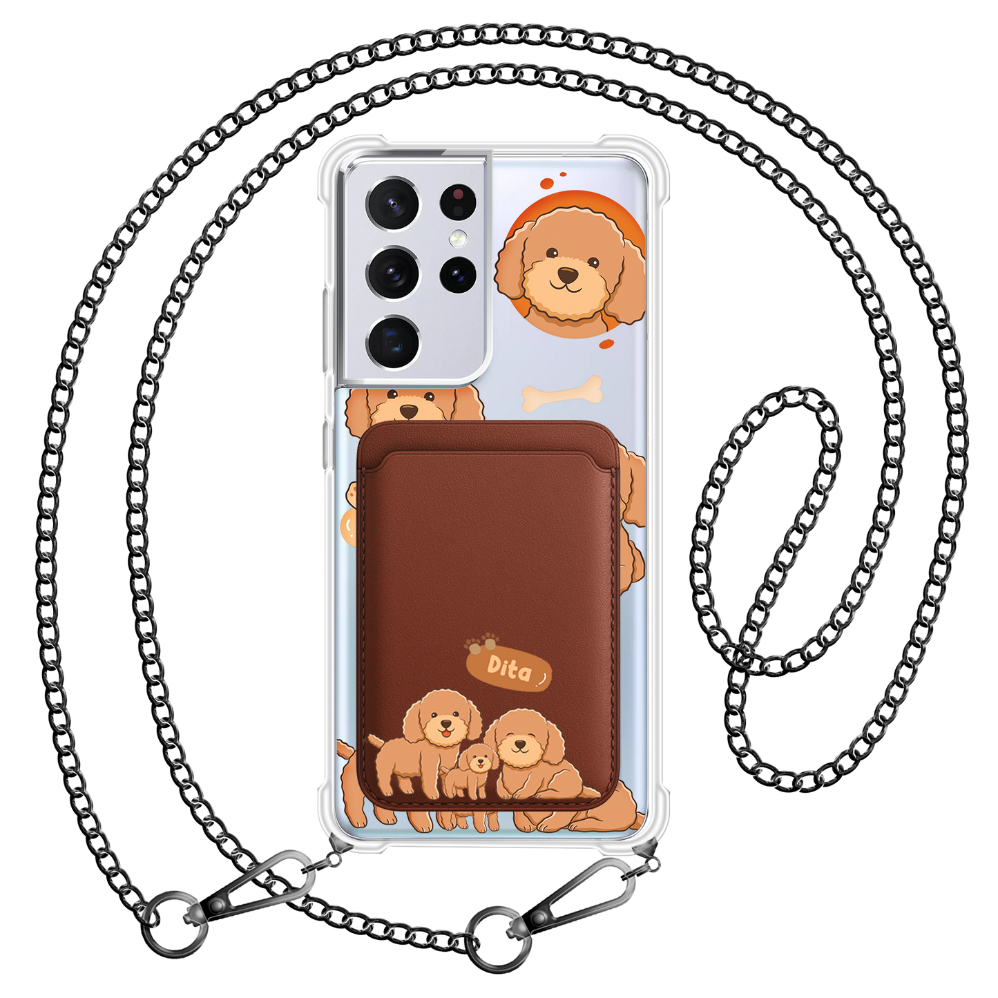 Android Magnetic Wallet Case - Poodle Squad 4.0