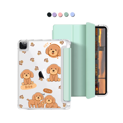 iPad Macaron Flip Cover - Poodle Squad 4.0