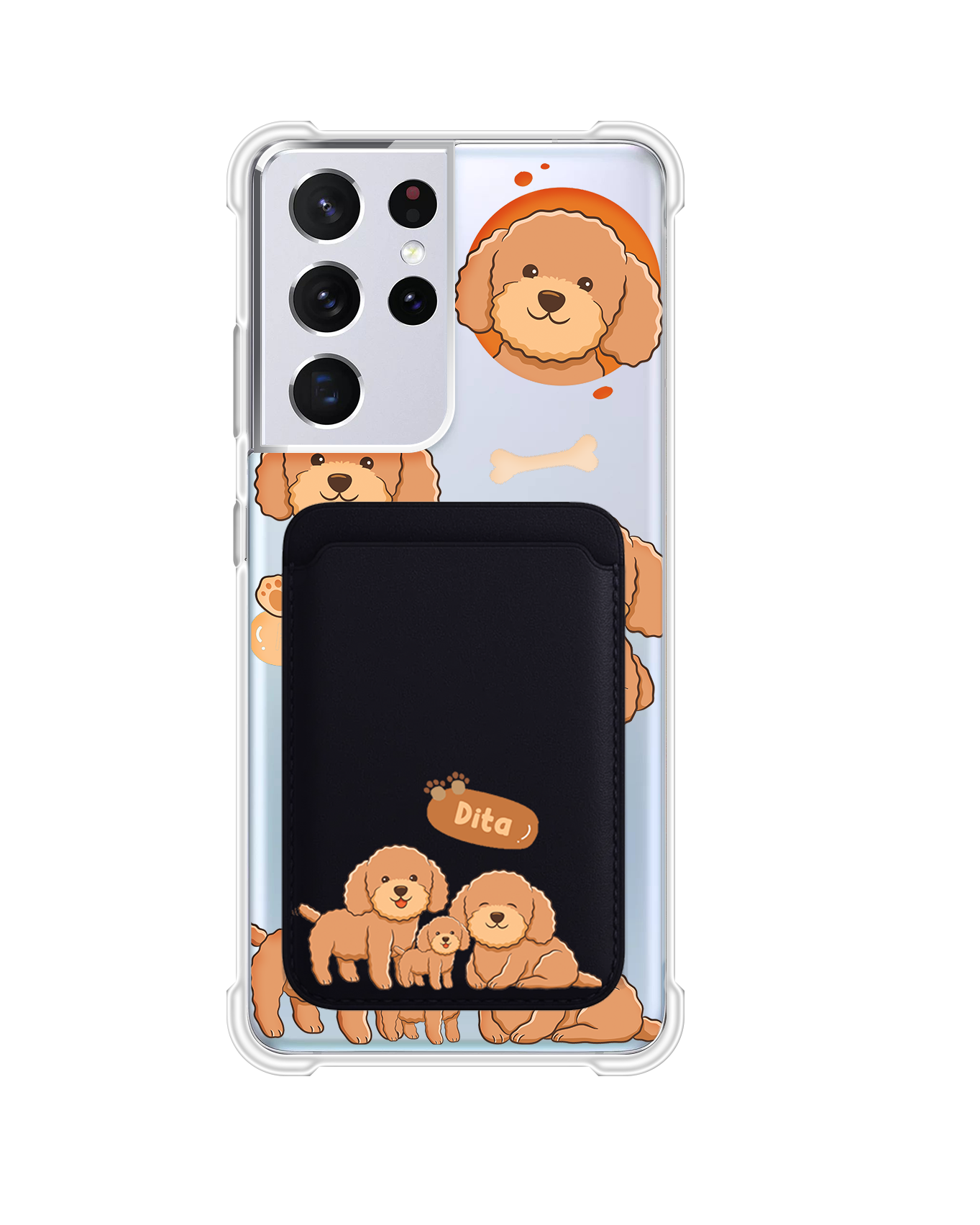 Android Magnetic Wallet Case - Poodle Squad 4.0