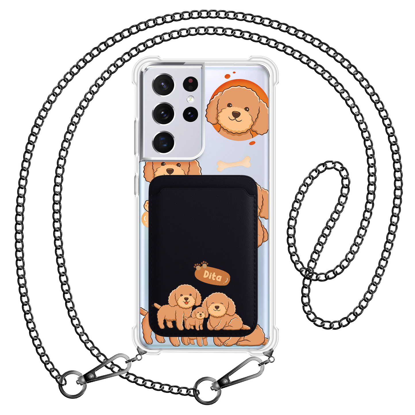 Android Magnetic Wallet Case - Poodle Squad 4.0