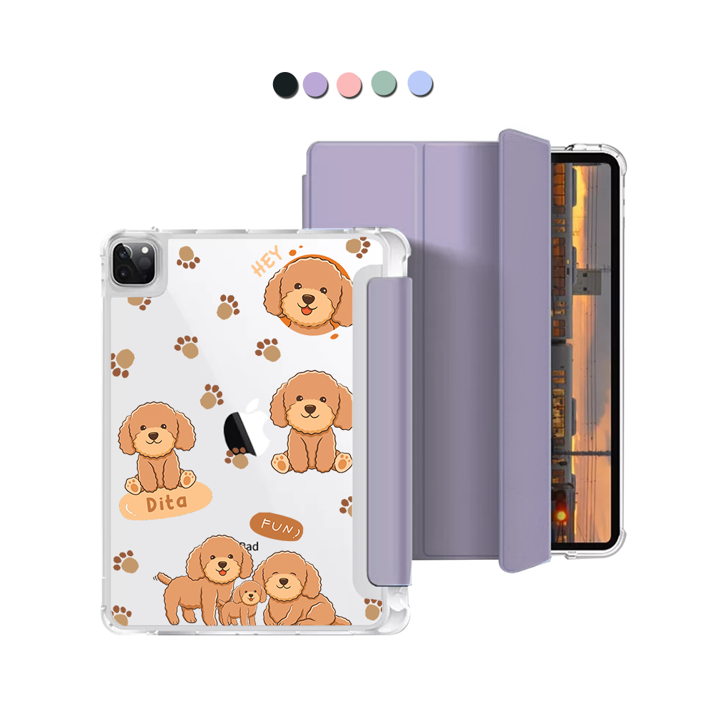 iPad Macaron Flip Cover - Poodle Squad 4.0