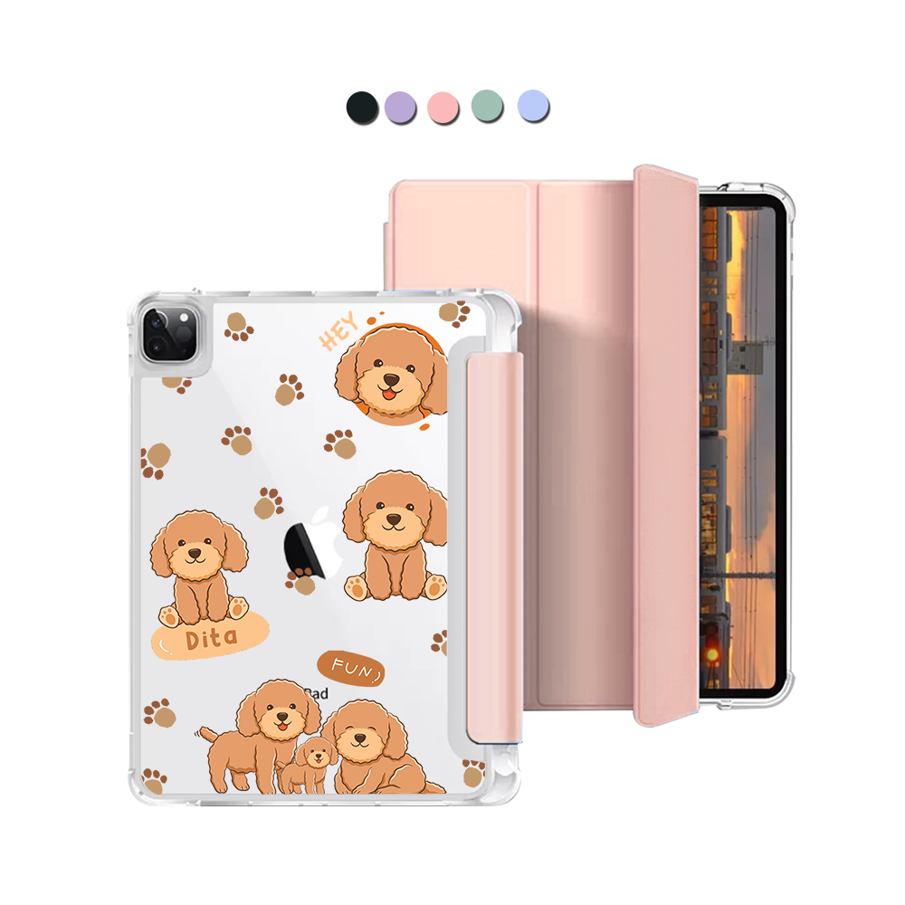 iPad Macaron Flip Cover - Poodle Squad 4.0