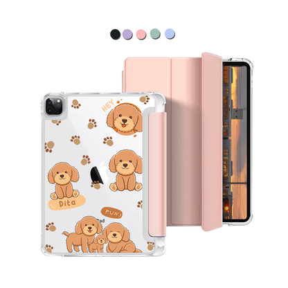 iPad Macaron Flip Cover - Poodle Squad 4.0