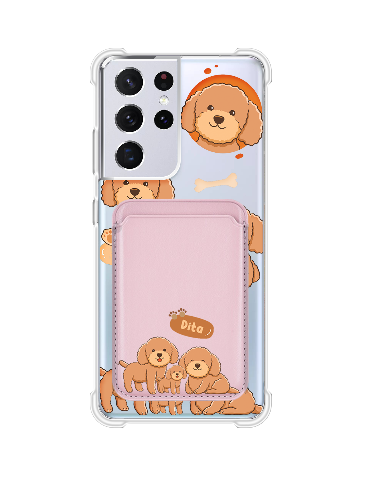 Android Magnetic Wallet Case - Poodle Squad 4.0