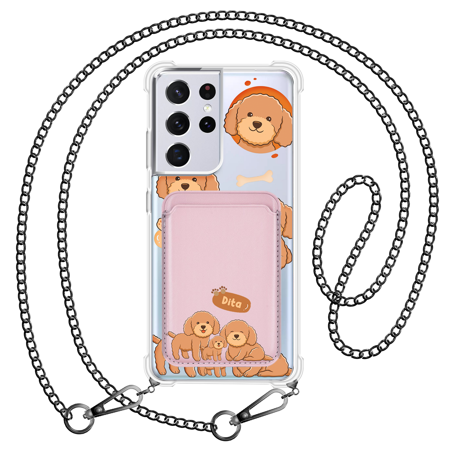 Android Magnetic Wallet Case - Poodle Squad 4.0