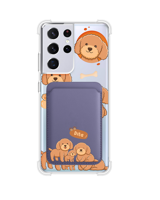 Android Magnetic Wallet Case - Poodle Squad 4.0