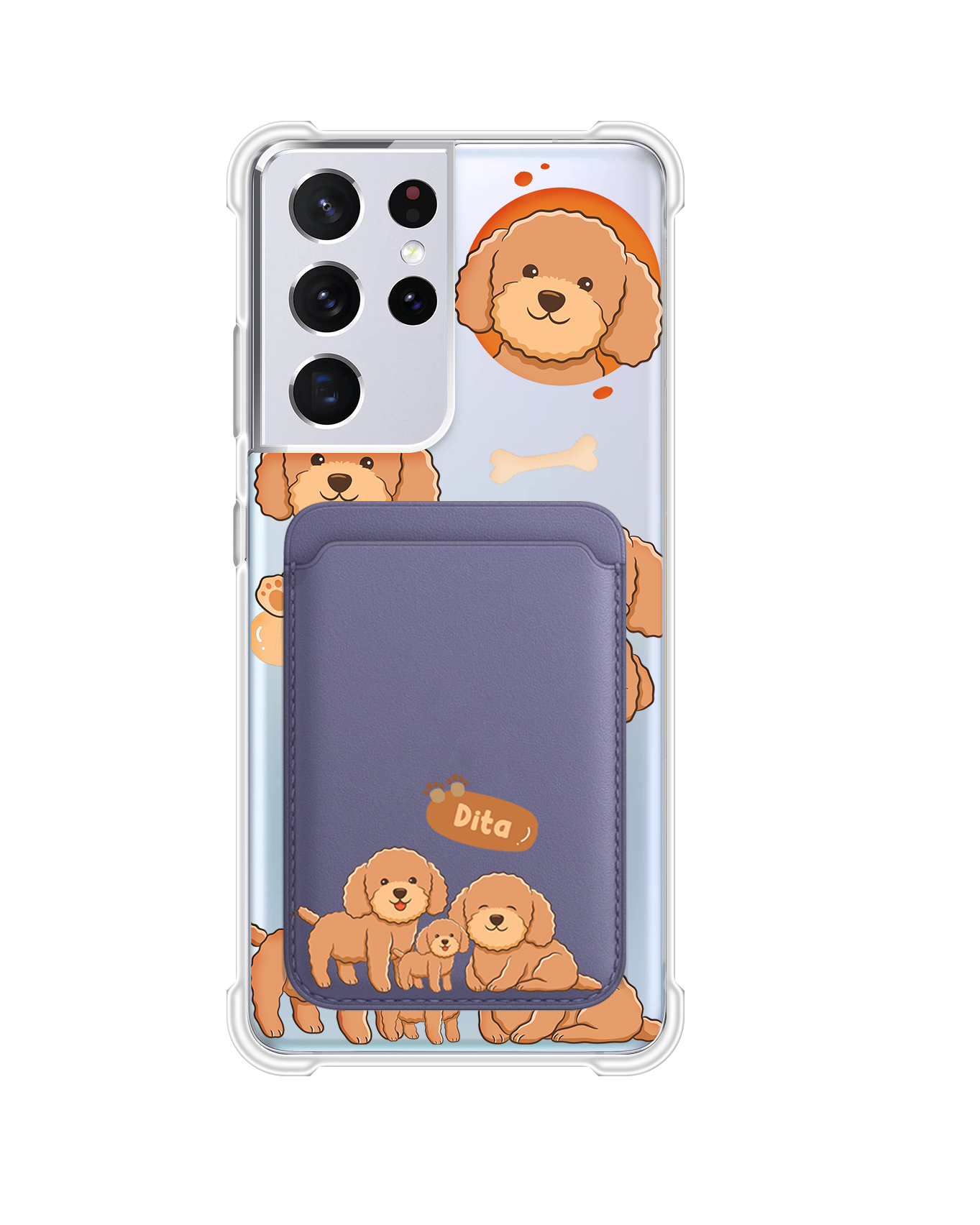 Android Magnetic Wallet Case - Poodle Squad 4.0