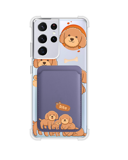 Android Magnetic Wallet Case - Poodle Squad 4.0