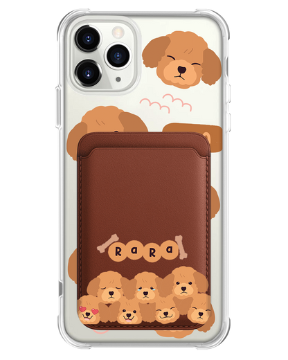 iPhone Magnetic Wallet Case - Poodle Squad 3.0