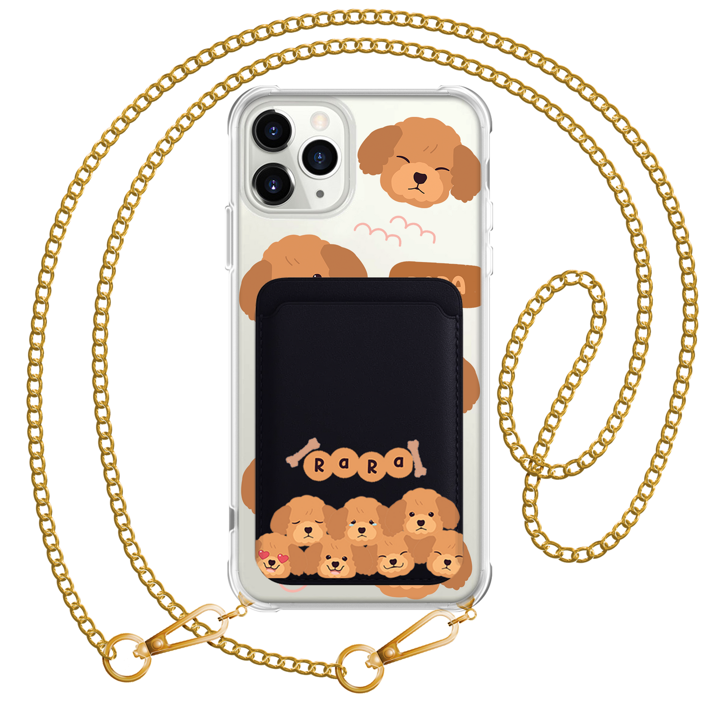 iPhone Magnetic Wallet Case - Poodle Squad 3.0